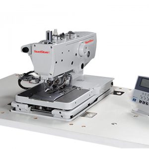 Máy thùa khuy mắt phụng điện tử, motor liền trục, cắt chỉ dài<br>SPS/F-BH6000-01