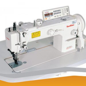 Máy may 1 kim, chân vịt bước, motor cơ, ổ lớn, đòn dài, dùng cho hàng dày <br>KM-640BL