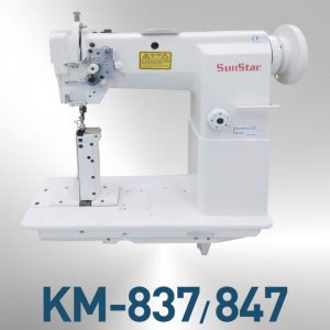 Máy 1 kim trụ đứng cơ, trụ kim đẩy<br>KM-837