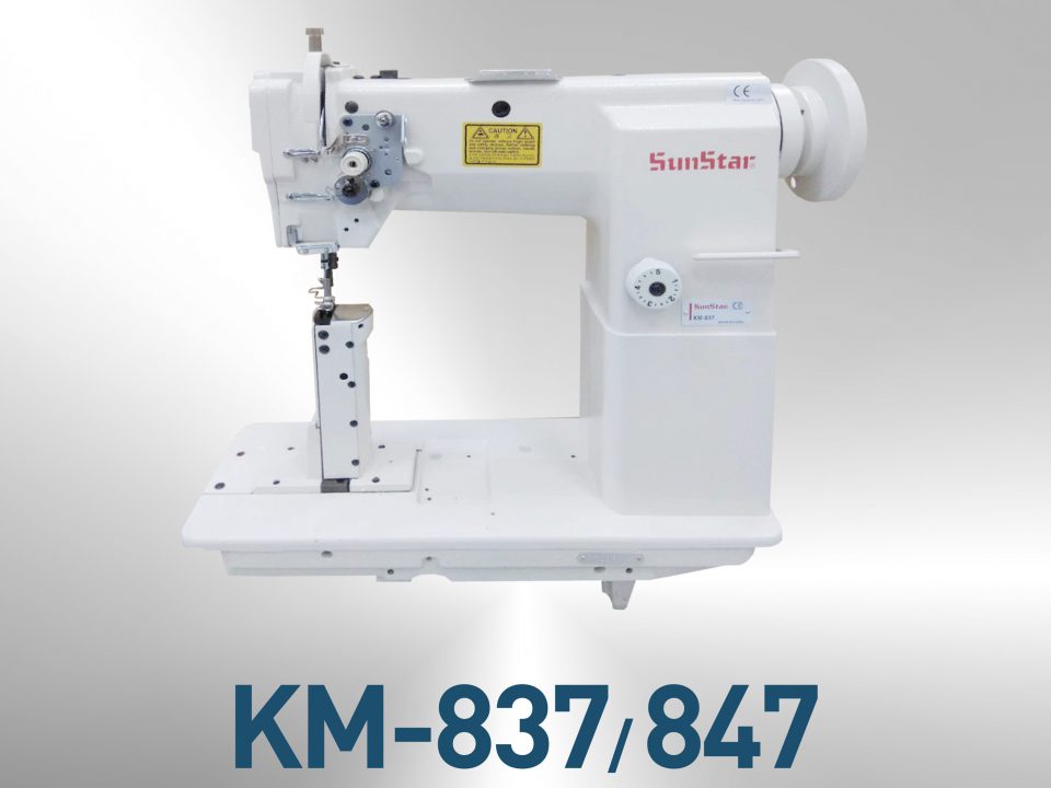 Máy 1 kim trụ đứng cơ, trụ kim đẩy<br>KM-837