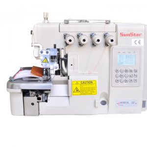 Máy vắt sổ 2 kim 4 chỉ, motor liền trục, cắt chỉ trự động<br>SCE-9714